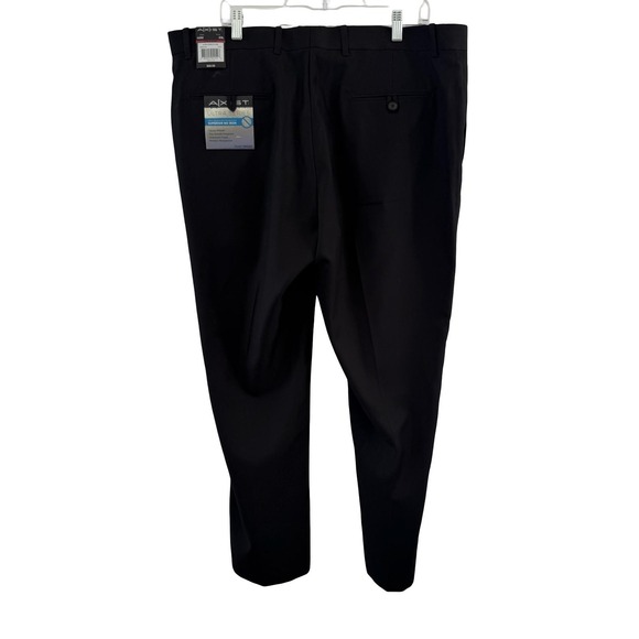 Axist Other - Axist Pants Mens 40x30 Black Ultra Series Straight Flat Front No Iron Dress NWT